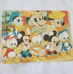 Disneyland Vtg 1970's "Everyone Loves A Parade" Post Card Mickey Mouse Donald